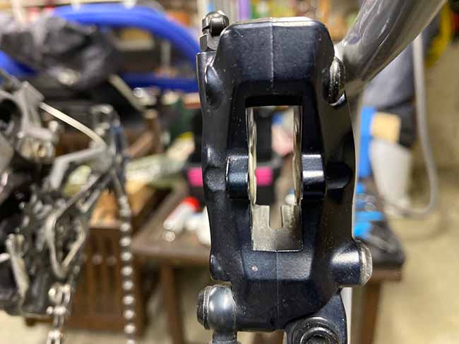 replace bike brake pads